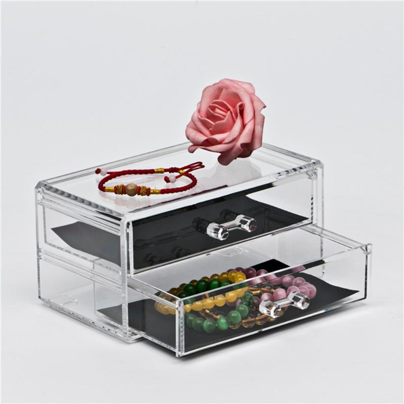 

Transparent Makeup Organizer Clear Compact Shelf Blushes Highlighters Eyeshadow Display Stand Cosmetic Storage Box Drawer