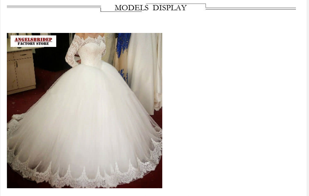 

ANGELSBRIDEP Long Sleeves Tulle Ball Gown Wedding Dresses Vestido De Noiva Sexy Off-Shoulder Appliques Court Train Bridal Gowns, Green
