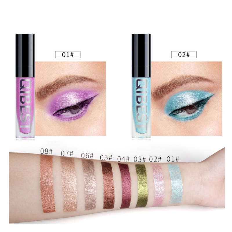 

HOT New Liquid Glitter Eyeshadow Pencil Shimmer Eyeshadow Waterproof Long-lasting sombras de ojos profesional MKXJ