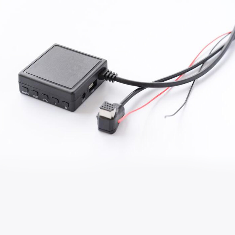 

Biurlink Car Radio Media Stereo Microphone Handsfree Bluetooth5 Wireless Audio AUX-IN Music AUX USB Adapter for Pioneer IP-BUS