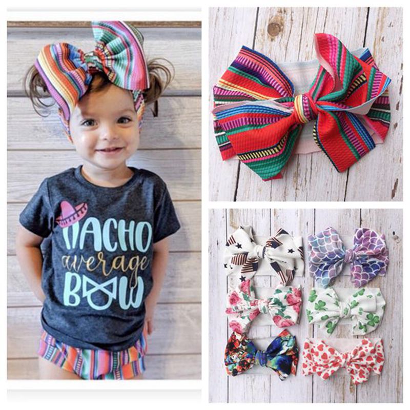 big bow headwrap for baby