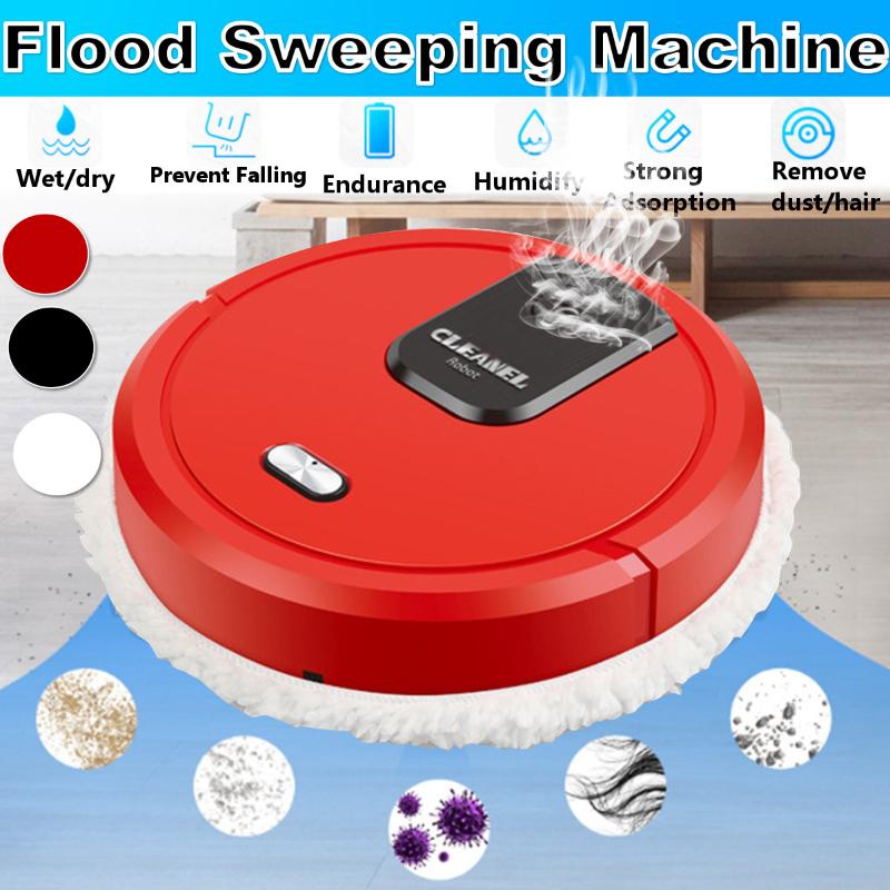 

Robot Vacuum Cleaners Fully Automatic Sweeping Smart Impregnation Cleaning USB Charging Dry And Wet Spray Mop Aerosol Disinfecting