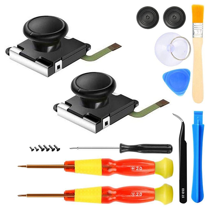 

HOT Multifunctional Repair Tool for Switch Gamepad Joystick Disassemble Screwdriver Tweezers Crowbar Set