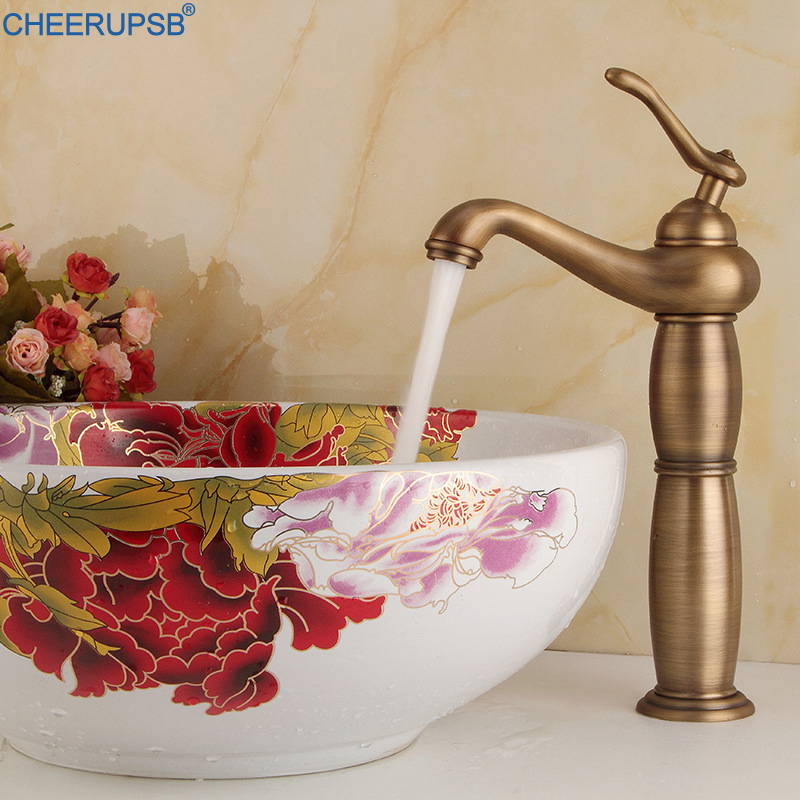 

Bateria Zlewozmywakowa Bathroom Deck Mounted Nickel Faucet Antique Gold Mixer Tap Black Basin Faucet Brass Chrome Copper Taps K5
