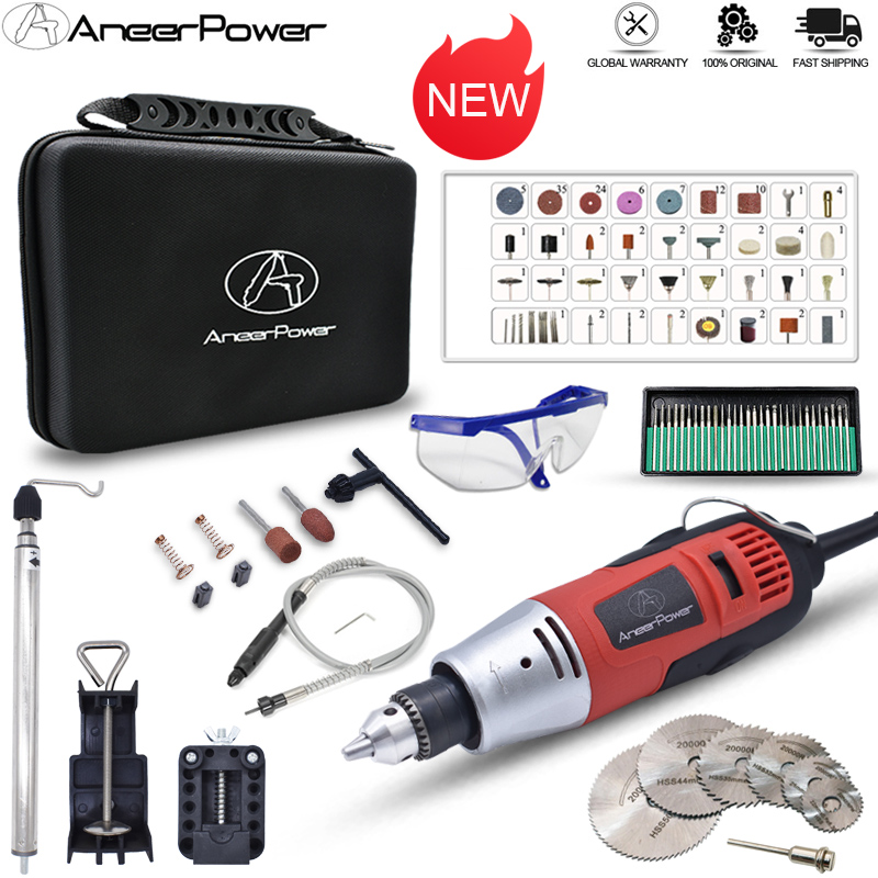 

New 260W Mini Electric Drill Engraver Rotary Power Tool Dremel Polishing Machine Grinding Carving Engraving Pen With Accessories