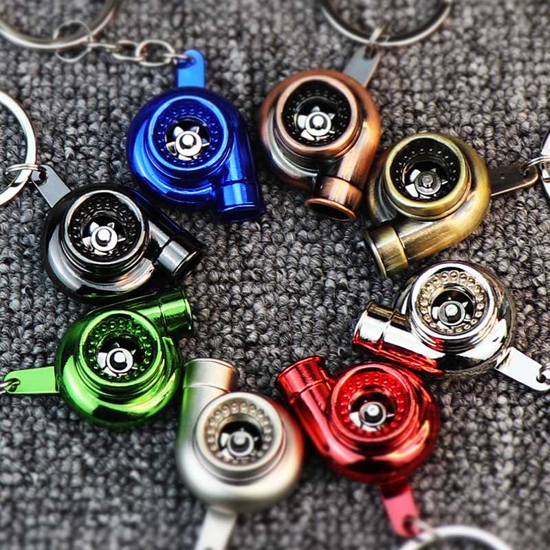 

JDM Turbo Keychain Creative Turbocharger Keychain Personality Men and Women Car Pendant