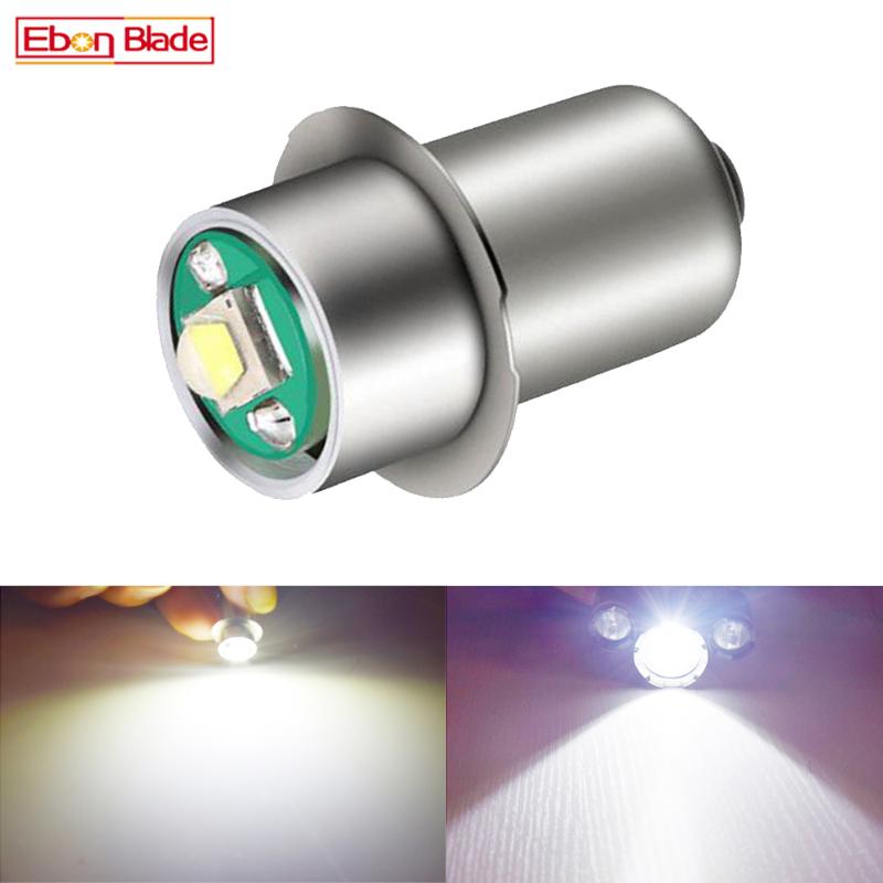 

1 X P13.5S PR2 PR3 3W LED Lamp Bulb Replacement Bulb Torch 3V-18V / 5-24V Emergency Work Light 4.5V 6V 12V, As pic