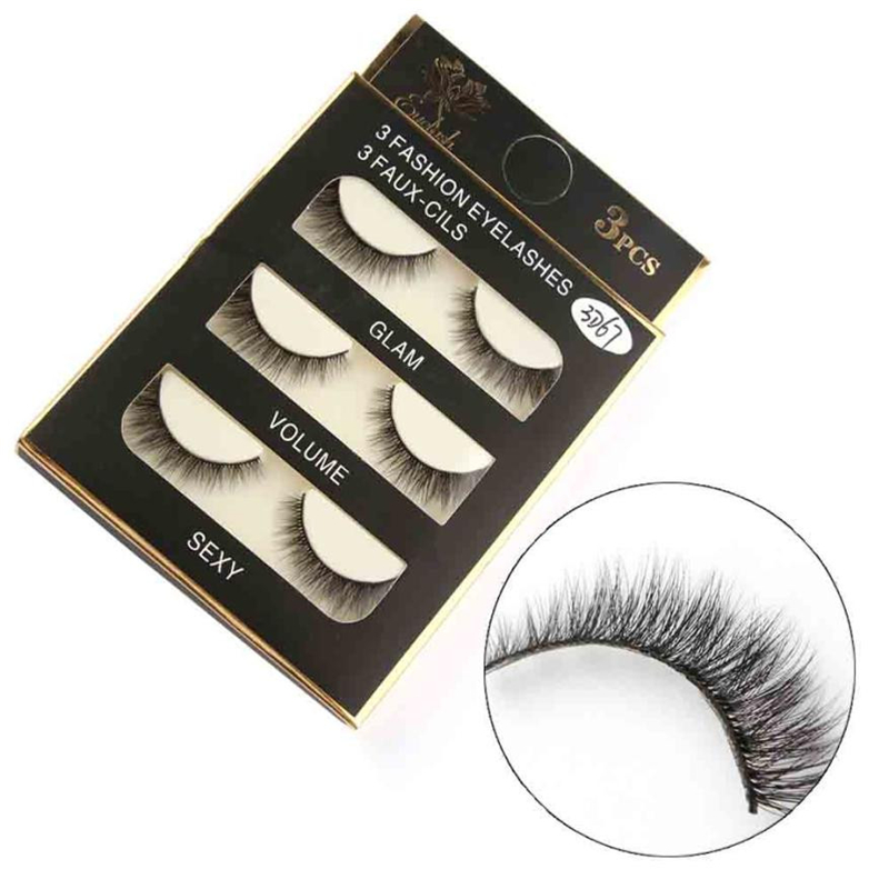 

Brand New Made of Artificial Fur 1 Box Luxury 3D False Lashes Fluffy Strip Eyelashes Long Natural Party Vivid and Shiny Z13 6 20