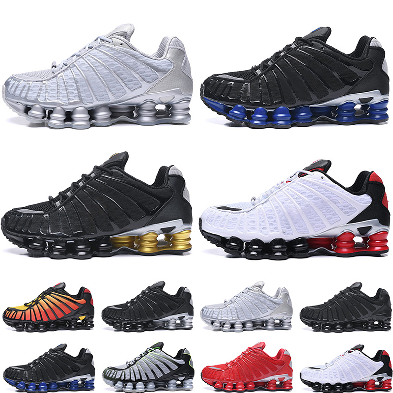 

New Arrivals TL Men Running Shoes Triple White Black Grey Clay Orange Sunrise Speed Red Shox Outdoor Trainers Sports Sneakers Size 40-46, A8 40-46 lime blast