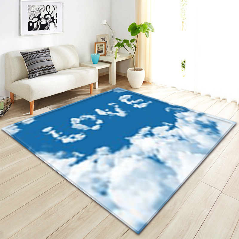 

Modern Sky Valentine's Day Print Children's Circle Play Carpet Galaxy Bedroom Computer Chair Coffee Table Home Decoration Mat