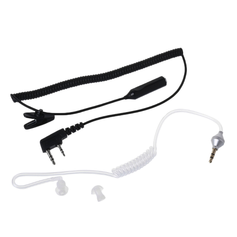 

2-Pin PMic Headset to 3.5mm Air Acoustic Tube Earpiece for Baofeng UV-5R 888s