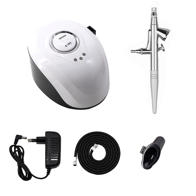 

0.3mm Nozzles Airbrush With Compressor Dual Action Spray Guns Model DIY Tattoo Cake Paint Nail Airbrush 3 Speeds Modes