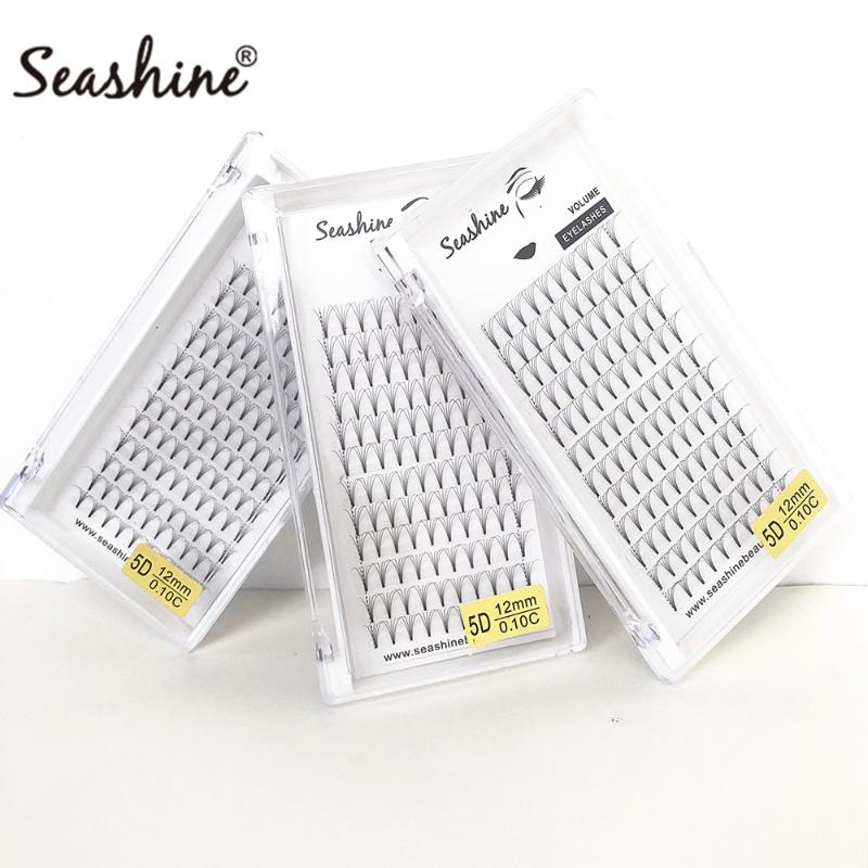

Seashine Individual Lashes Beauty Makeup Hand Made Factory Eyelashes Extension Supplies Premade Fans Short Stem 3D-6D Accept OEM