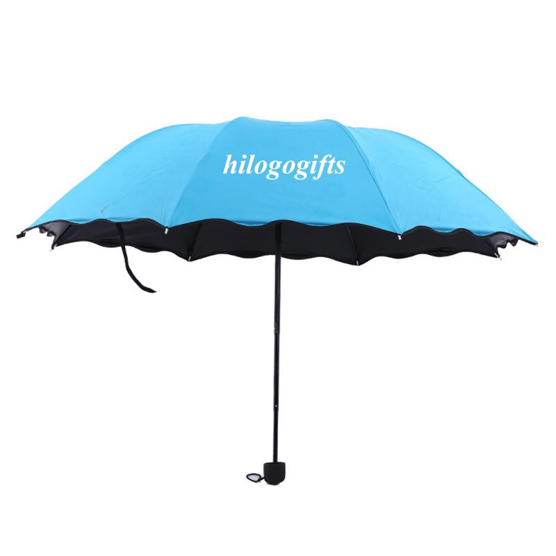 

Umbrellas Free Printing Logo Personalized Water Flowering Sunny Gift Umbrella Lady UV Protection Flower After Rain Company