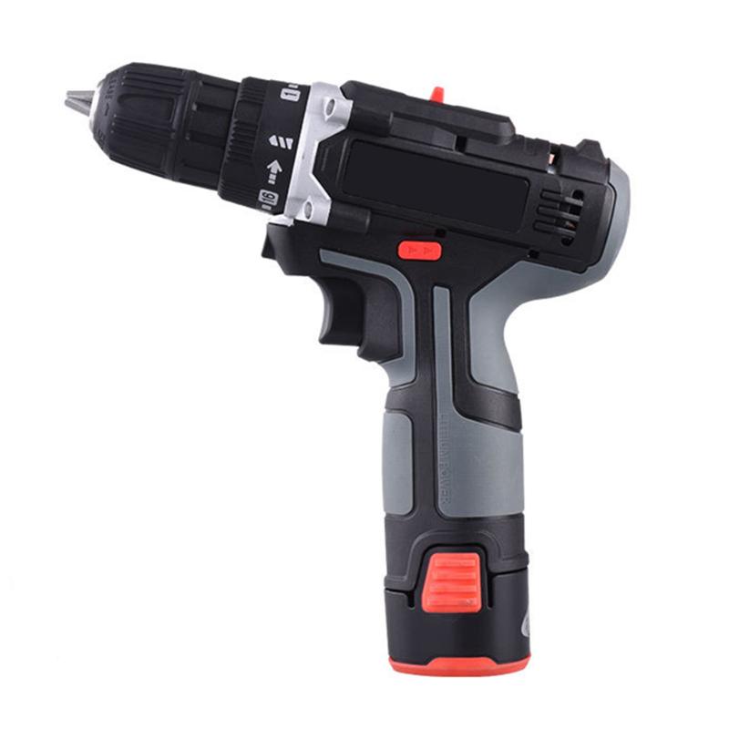 

US/EU Plug 12V Electric Drill With Rechargeable Lithium Battery Electric Screwdriver Cordless Screwdriver Two-speed Power Tools