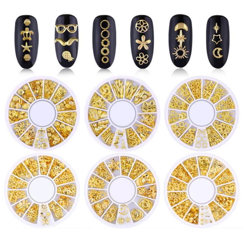 

1000pack 200pcs Mini Rivet Stuff DIY Decorations Metal Round Heart Flower Nail Studs Resin Craft Jewelry Accessories, Xy-13