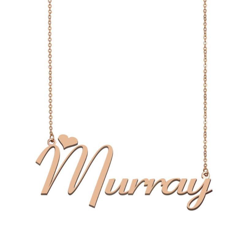 

Murray Name Necklace , Custom Name Necklace for Women Girls Best Friends Birthday Wedding Christmas Mother Days Gift