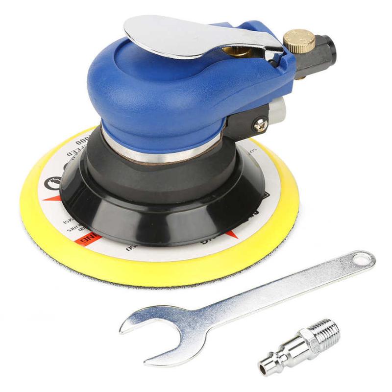 

AT-980 Air Random Orbital Sander Round Polisher Pneumatic Hand Sanding Tool US