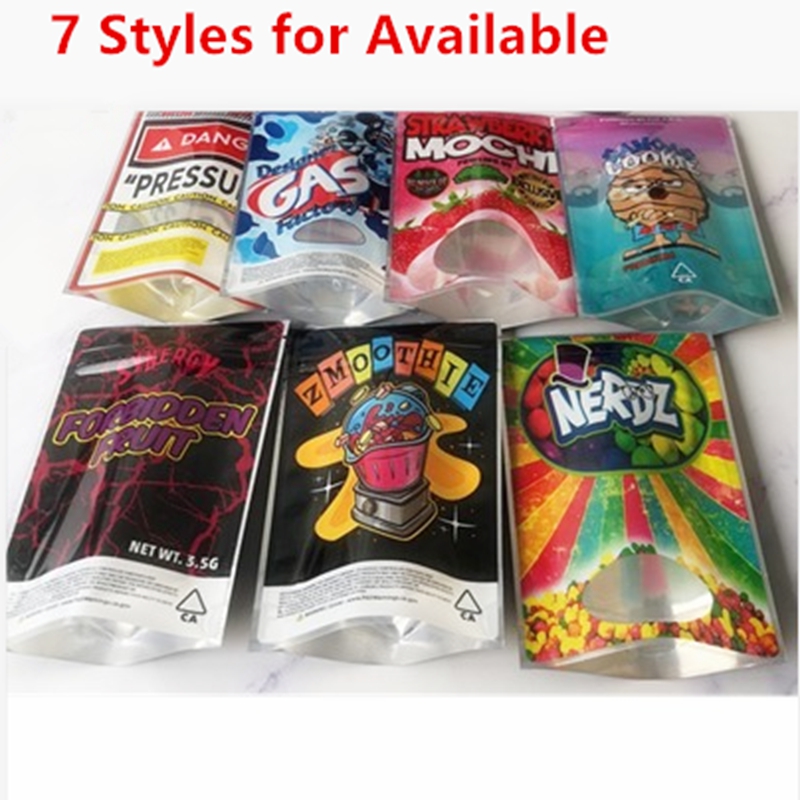 

Whole Lotta Runtz Danger Jokes UP Zmoothie Strawberry mochi Neros Gas factory Rolling Loud Smell Proof Packaging Mylar Bag Dry Herb Flower