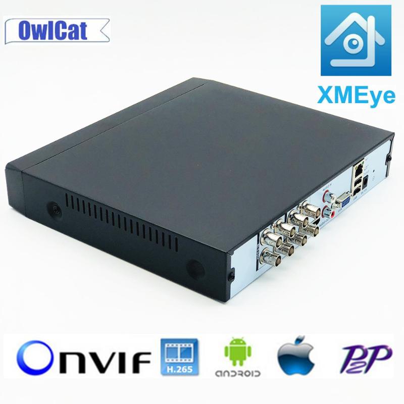

DVR 8CH 4CH Digital Video Recorder 5MP For AHD Analog Camera IP Camera Onvif P2P XMEye Video Surveillance DVR Recorder Registrar