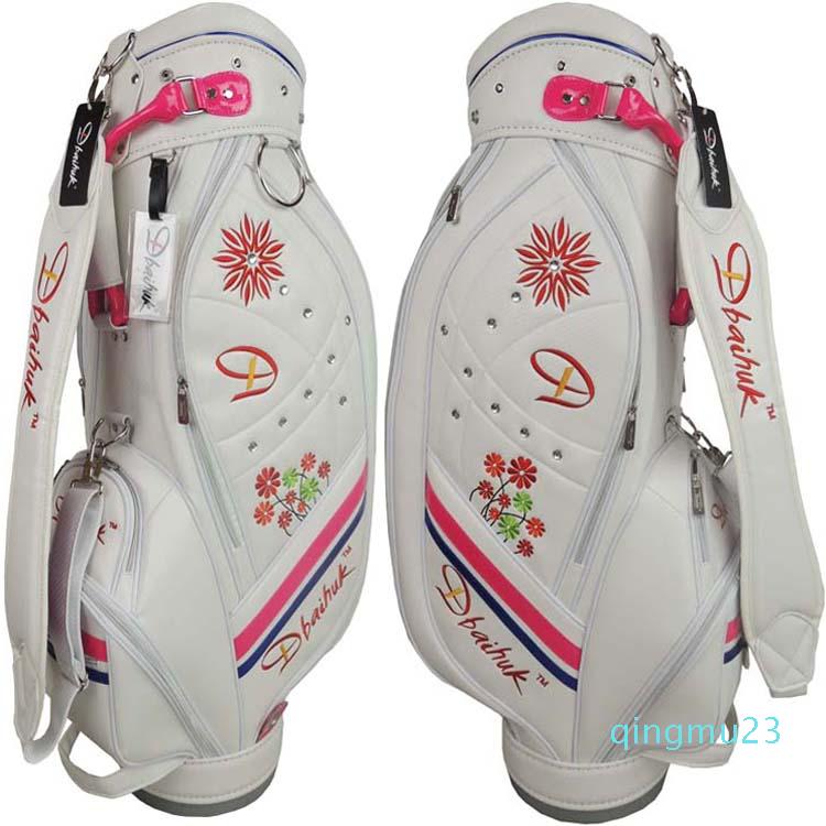 

Wholesale- Free shipping 2016 NEW Dbaihuk golf ball bag, pu golf bag,woman's golf clubs bag