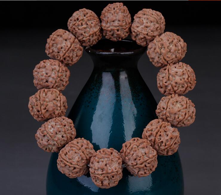 

Six petals Vajra Bodhi Beads Mens multi flap Bracelet
