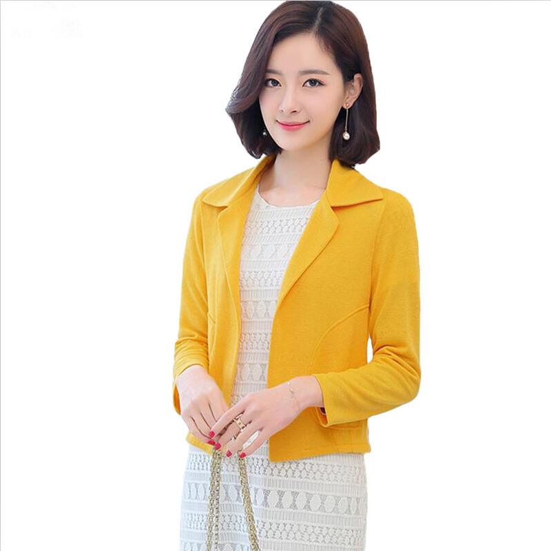 

Large Size Blazer Women Suit New 2020 Suits Women Blazers Short Slim Spring Autumn Coat Female Jackets And Coats Black Red
