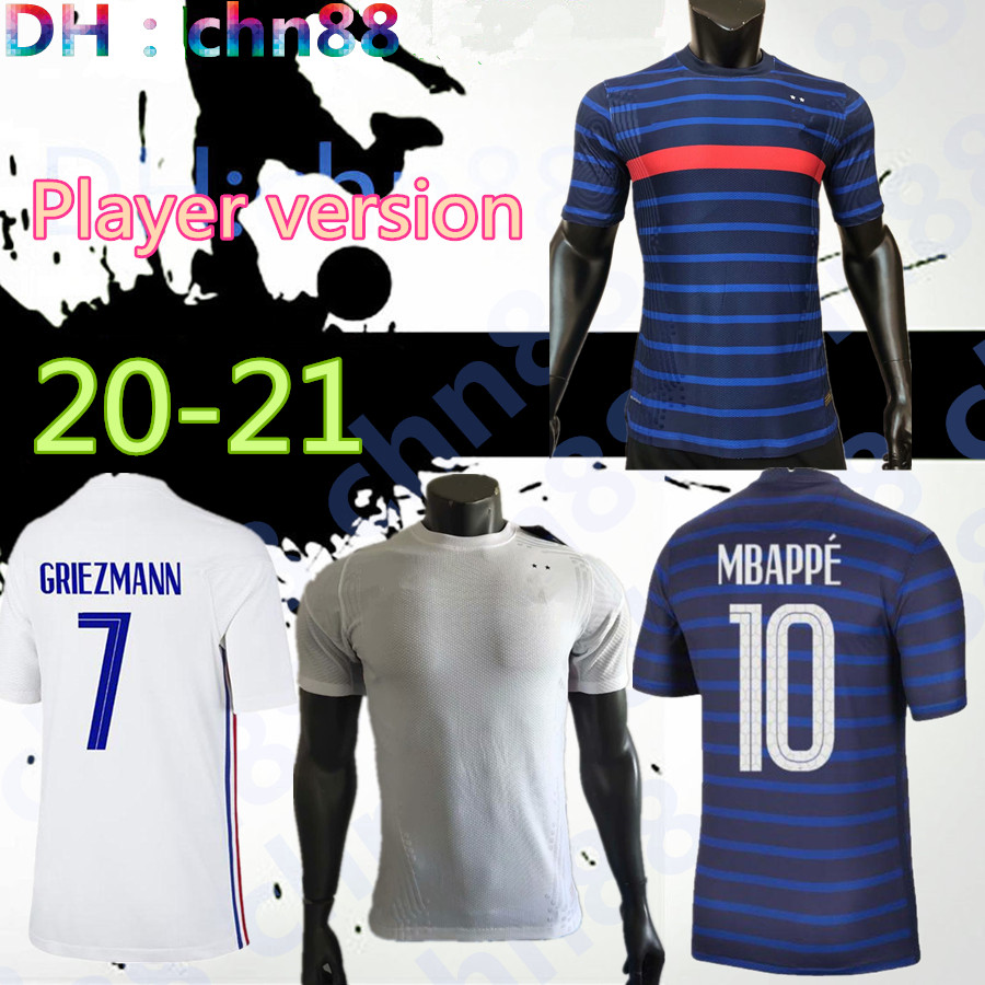 

Player Edition 2020 2021 France 2 star Special Edition Centenary soccer jersey HENRY 20 21 MBAPPE GIROUD GRIEZMANN ZIDANE football shirts, Image