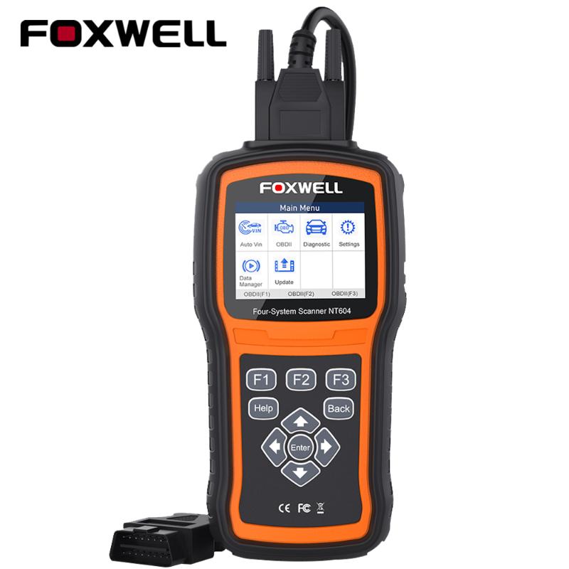 

Foxwell NT604 OBD 2 Code Reader Automotive Scanner Engine ABS SRS Transmission Scan OBD OBD2 Car Diagnostic Tool Update Free
