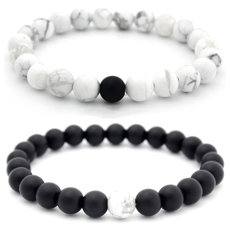 

Men Women 8mm Lava Chakra Beads Elastic Natural Stone A Bracelet male Jewelry And Women Gift Fine Ornaments