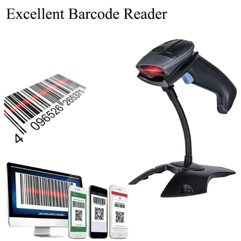 

USB Barcode Scanner CCD Bar code reader Handheld 1D Barcode Scanner Bar Code Reader for P2P Computer free shipping USB Port