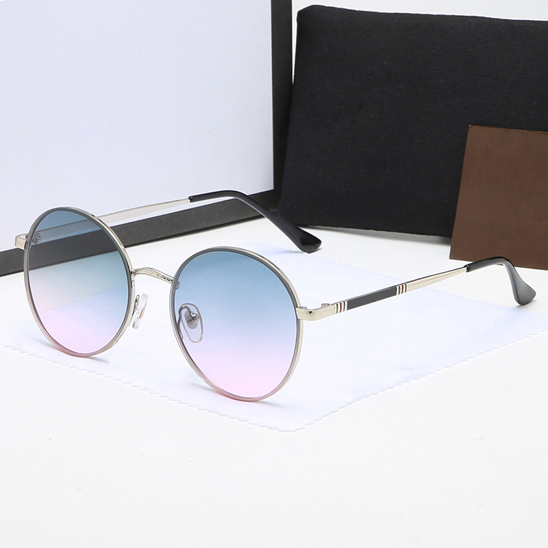 

Hot Sale Men Women Designer Sunglasses Classic Sport Round Metal Sun Glasses Ladies Driving Goggle Beach Sunglasses 1836 Fast Shipping