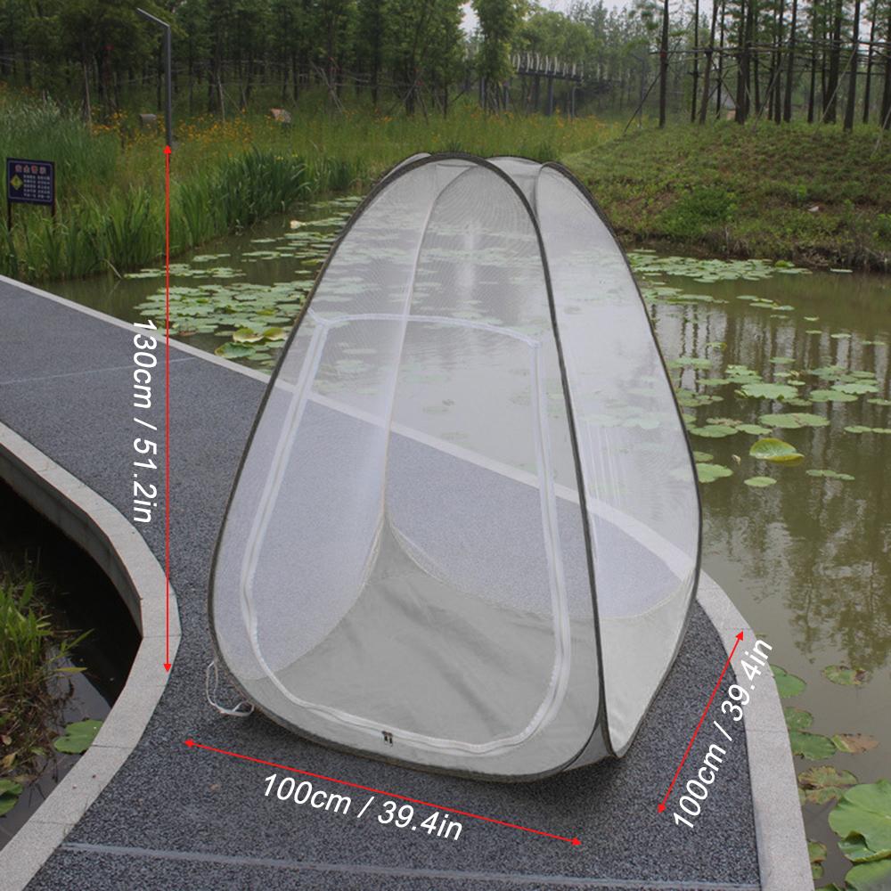 

Wholesale-Free-standing Shelter Cabana Quick Folding Camping Tent Buddhist Meditation Tent Single Mosquito Net Temples Sit-in