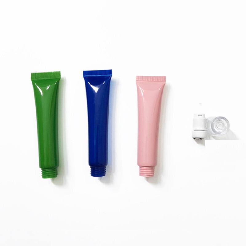 

20G 20ML Eye Cream Soft Tube Empty PE Pink Blue Green Refillable Cosmetic Container Roll On Massage Squeeze Bottle 50 pcs/lot