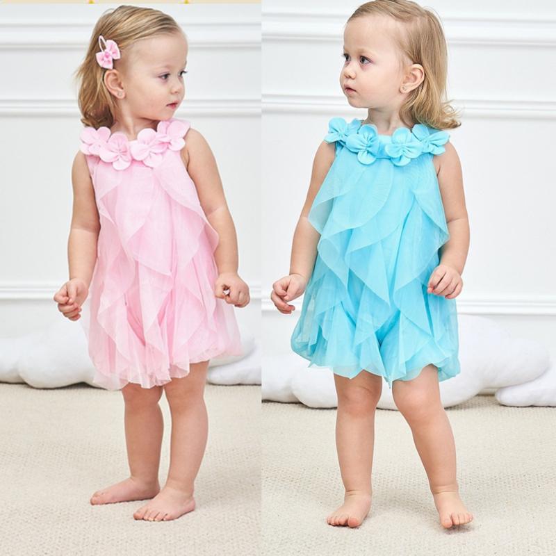 

Cute Baby Dresses for Girls Birthday Baby Long sleeves Princess Dress For Girl Baptism Gown Girls 1 Year Vestido Infantil 12M, Blue