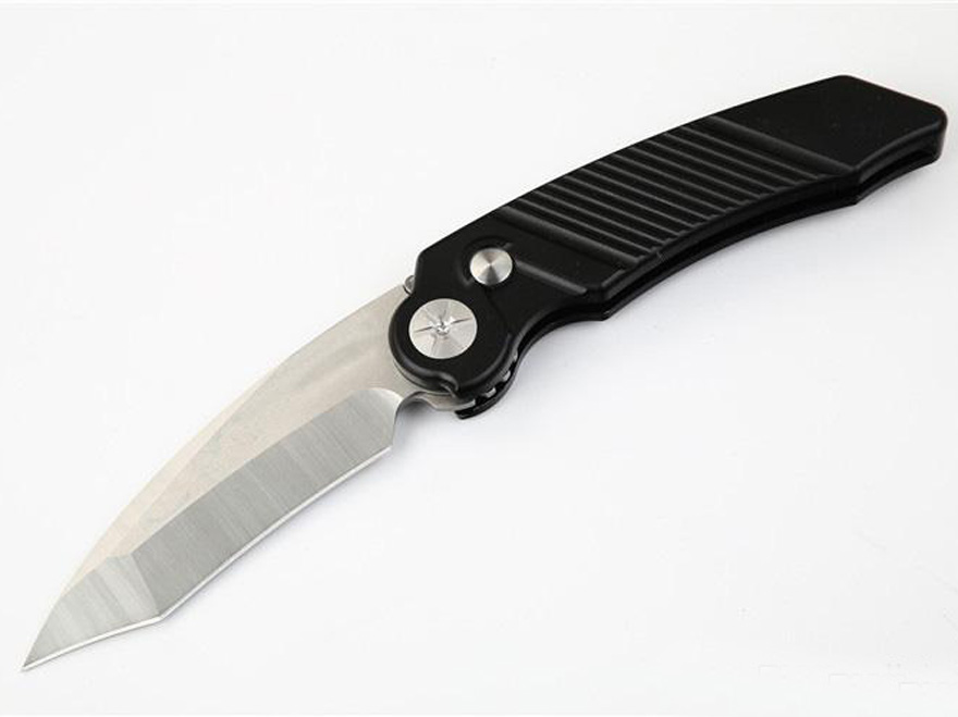 

High End Rat Worx Auto Tactical Knife D2 Satin Blade T6061 Aviation Aluminum Handle EDC Pocket Knives Xmas Gift