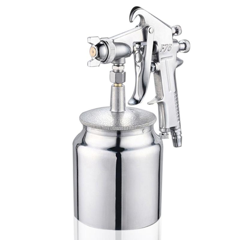 

400ML F75 Pneumatic Spray Gun Airbrush Sprayer Alloy Painting Atomizer Airbrush Tool With Hopper For Cars Furniture