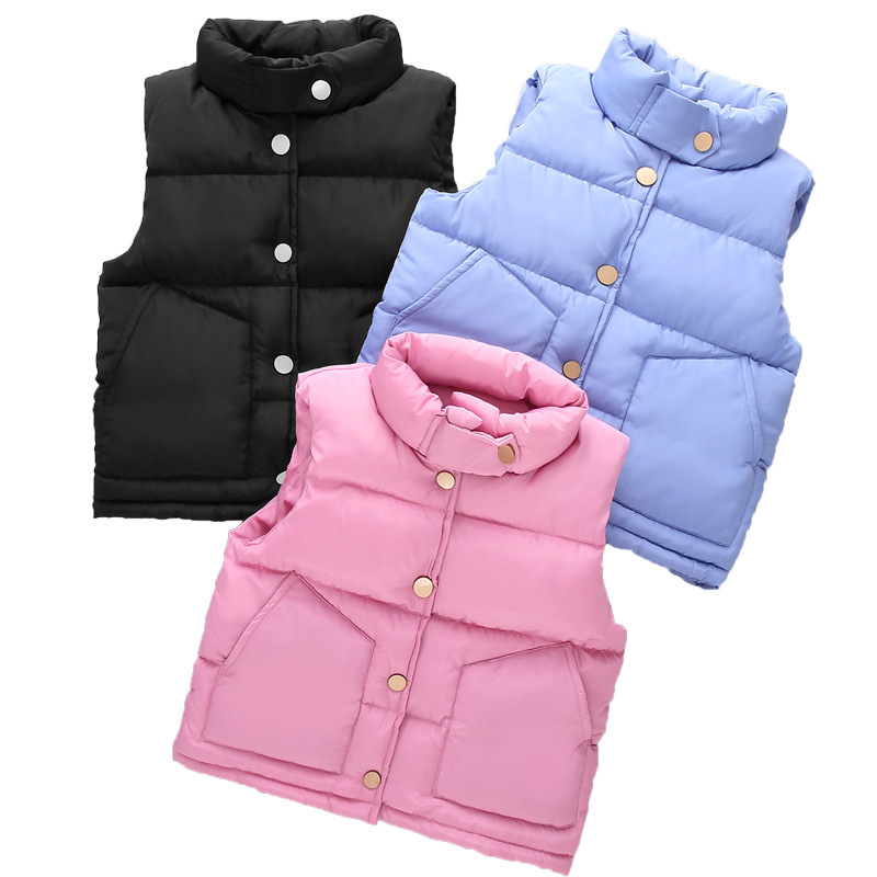 

Vests Children Hoodies Warm Jacket Baby Girls Outerwear Coats Kids Vest Boys Hooded Jackets Autumn Winter Thicken Waistcoats, Yellow