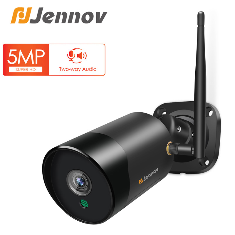 

Jennov HD Wireless IP Camera 1080P 5MP WIFI Security Metal Camera H.264 Outdoor CCTV System P2P Onvif Two Way Audio Camhi
