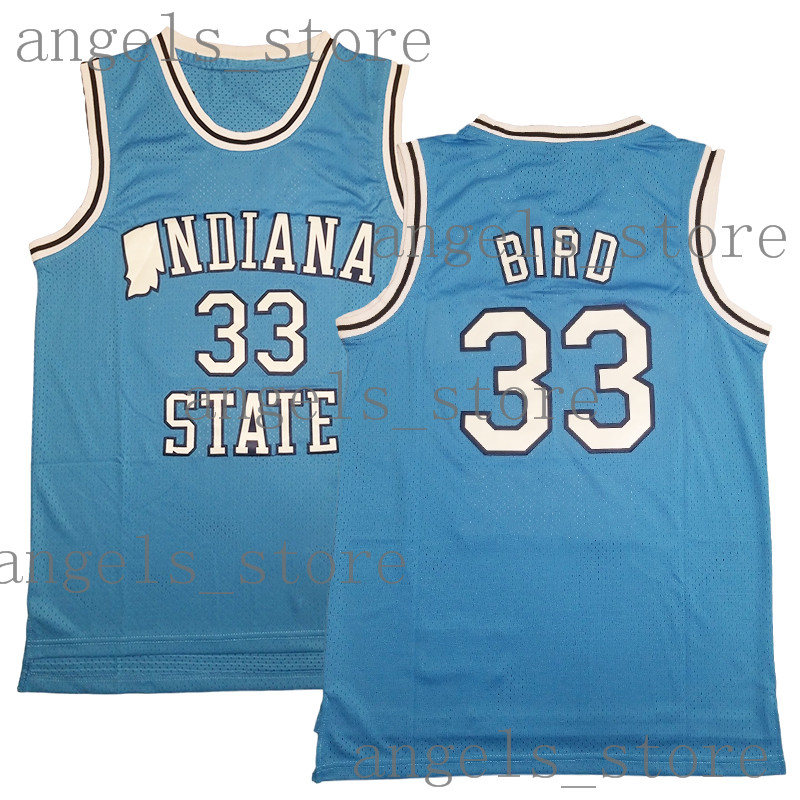 

Larry 33 Bird Indiana State University Basketball Jersey James 13 Harden LeBron 23 James Dwyane 3 Wade Stephen 30 Curry Kawhi NCAA 2 Leonard