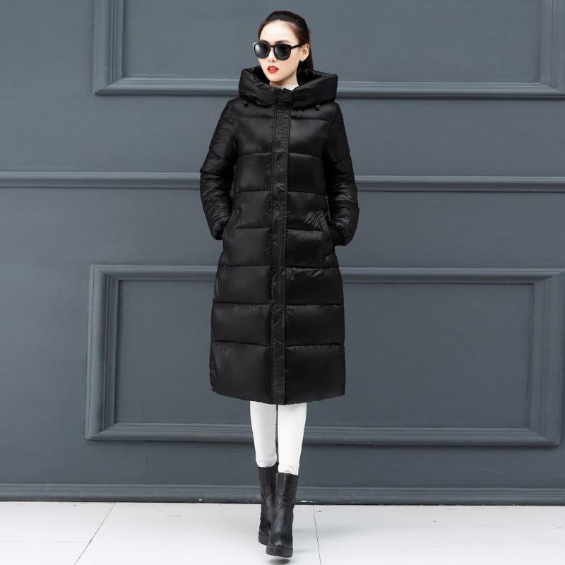 

New Padded Jacket 2020 Long Fashion Winter Jacket Women Thick Down Parkas Female Slim Fur Collar Winter Warm Coat For Women#G30, Red