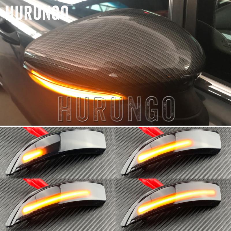 

2 Pieces Dynamic Blinker LED Turn Signal Lights Side Mirror indicator For Fiesta 7 2008-2020 For B-Max 2012-2020, As pic