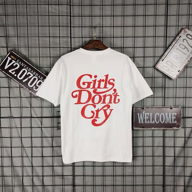 

4Colors High Quality Cotton High Street Casual T-shirts 3D Foam Dye, White blue