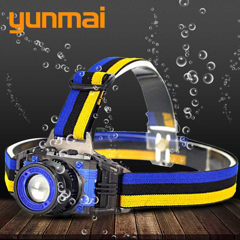 

Build-in Rechargeable Battery XP-G Q5 2000 lumens Led Bright Headlamp Head Light LED Headlight Head Lamp Zoomable