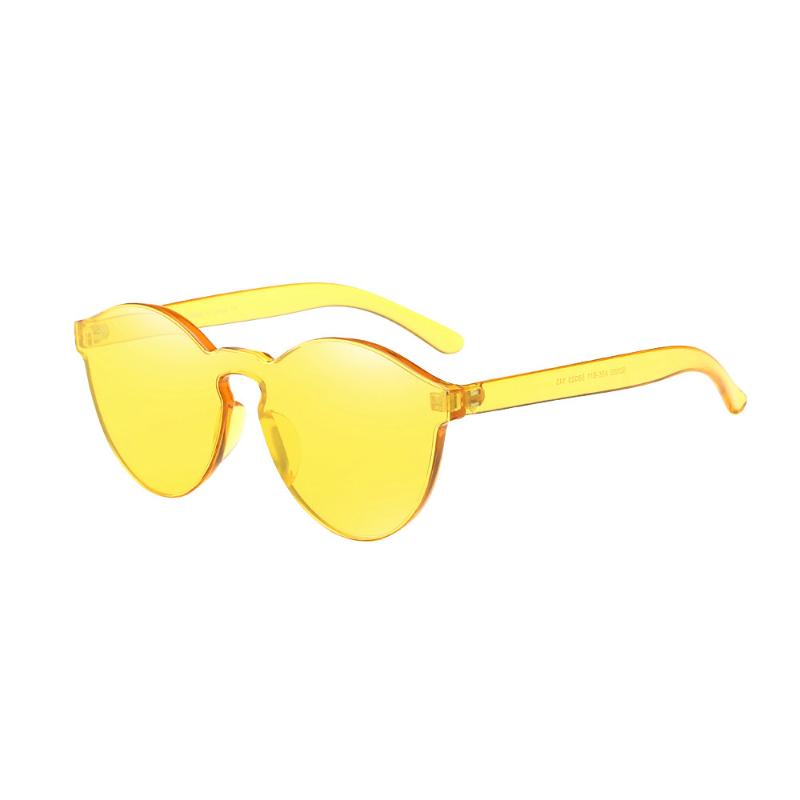 

Sunglasses Womens Brand Designer Women Fashion Cat Eye Shades Integrated UV Candy Colored Glasses Oculos High Quality