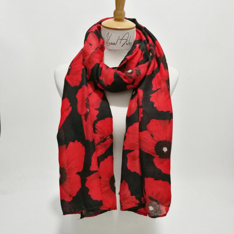 

2020 Autumn Winter Fashion Women Twill Viscose Scarf With Tassels Femme Designer Begonia Printed Boho Shawls and Wraps