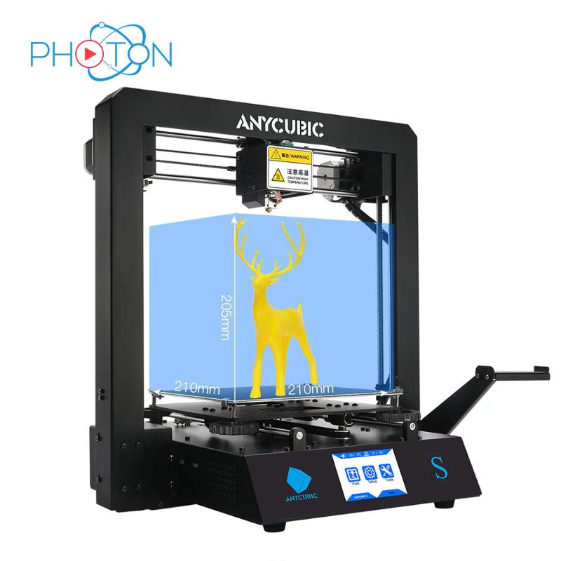 

3D Printer Mega-S Metal Frame New Extruder Touch Screen Print TPU PLA filament Anycubic I3 Mega S DIY Kit With Heatbed