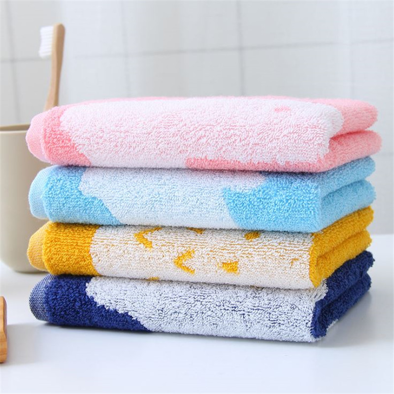 

Towel Pure Cotton Child Face Kids Cartton Soft And Lovely Children's, Pink