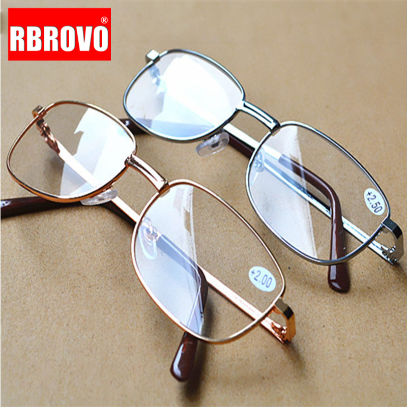 

RBROVO Clear Vision Reading Glasses Magnifying Eyewear Retro Reading Glasses Portable Gift for Parents Presbyopic Magnification