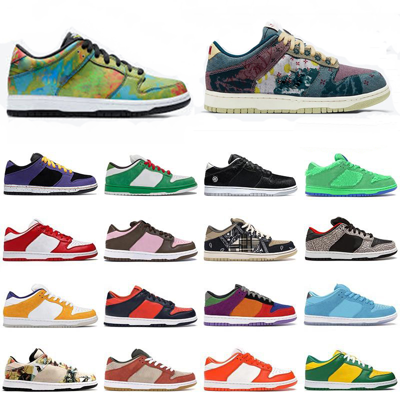 

ACG Scotts NK SB Low Cherry Sneakers Civilist Denim Sashiko StrangeLove BERBRICK Hair Suede Jerrys Royal Syracuse Dunc Skateboarding Shoes, Color 16